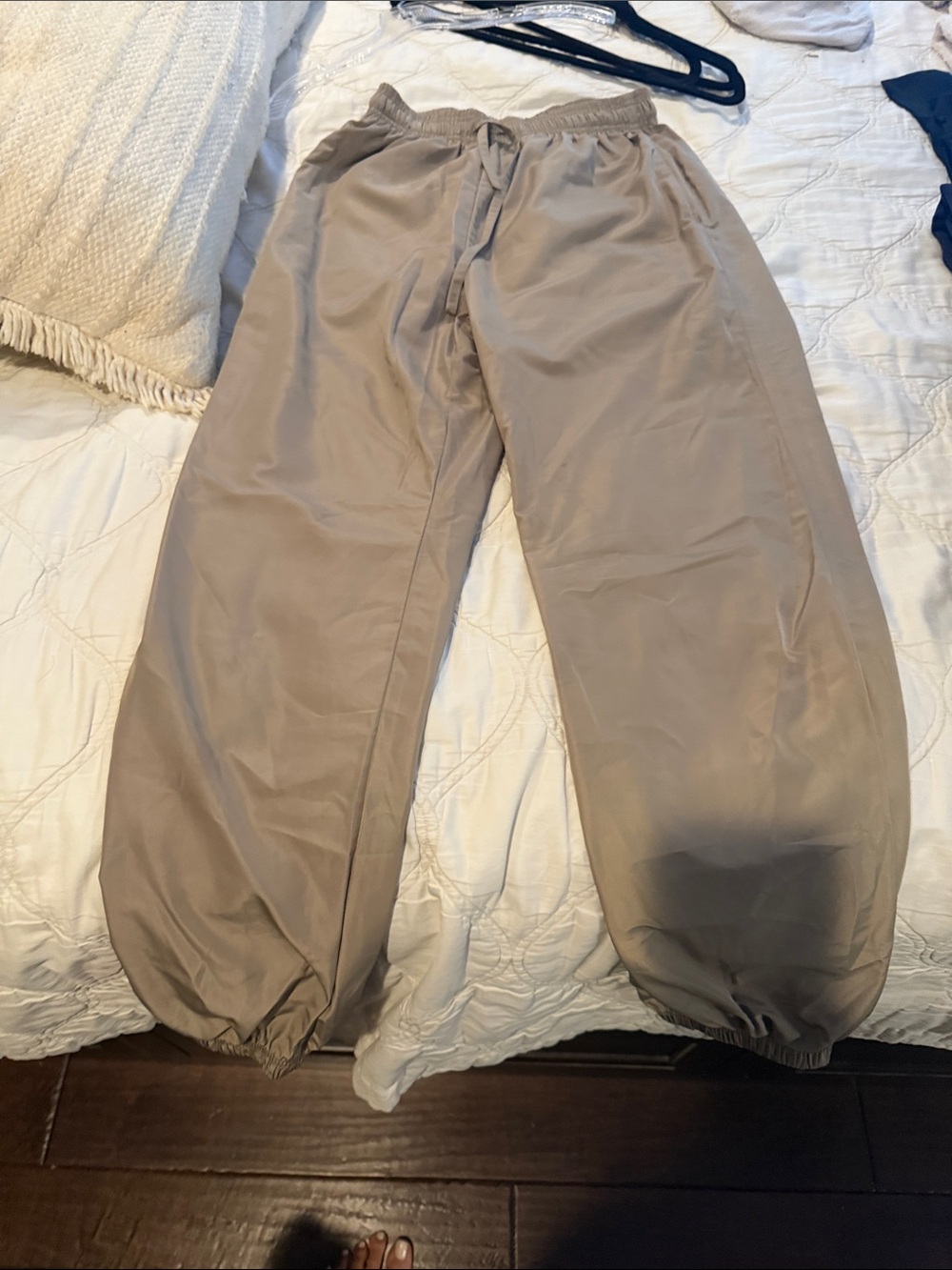 Bella Canvas Men's Jogger Pants in Light Brown
